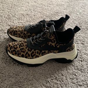 Steve Madden Cheetah Sneakers - Never Worn